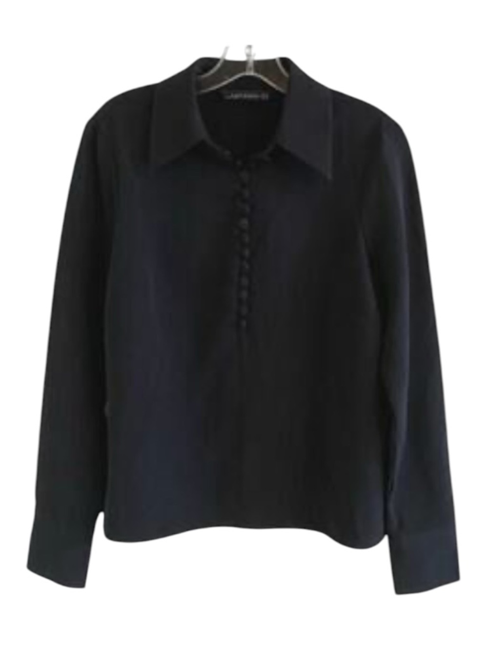 Zara Woman Black Long Sleeved Blouse